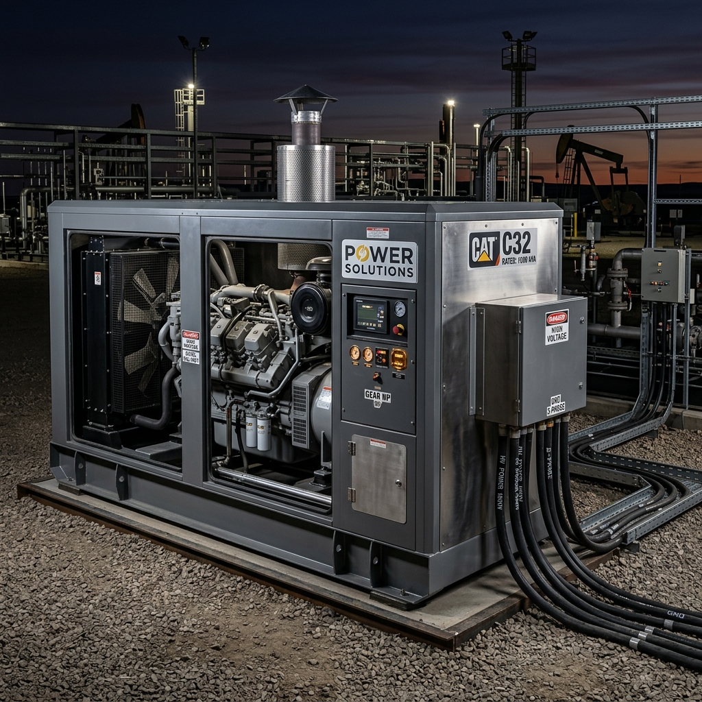 Generator and industrial engine package